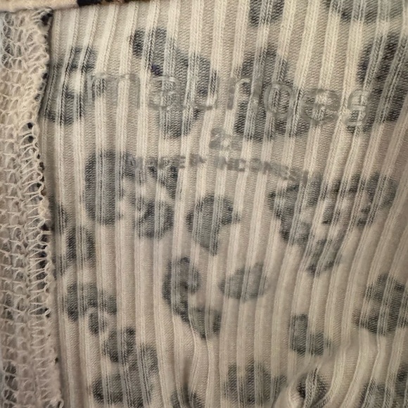 Maurices Black and Cream Animal Print Tank Top - Picture 3 of 3